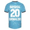 Camiseta de fútbol Bayer 04 Leverkusen Alejandro Grimaldo 20 Tercera Equipación 23-24 - Hombre